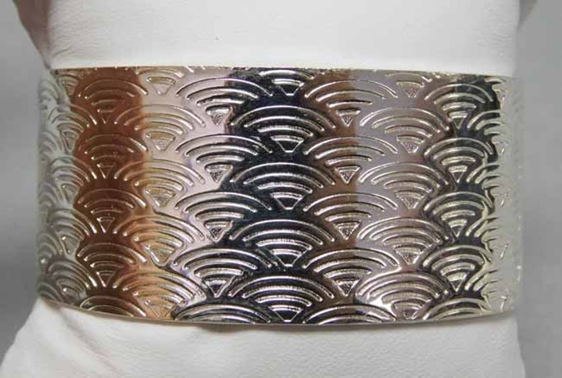 Sterling Silver Artisan Cuff BraceletSilver CuffWide Cuff Gift for her