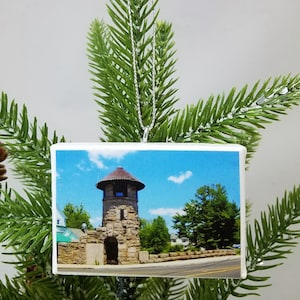 Milford Memorial Bridge Canvas Ornament