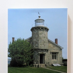 Stonington Harbor Lighthouse on Canvas