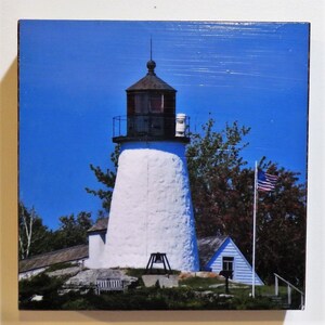 Burnt Island Lighthouse Wood Box