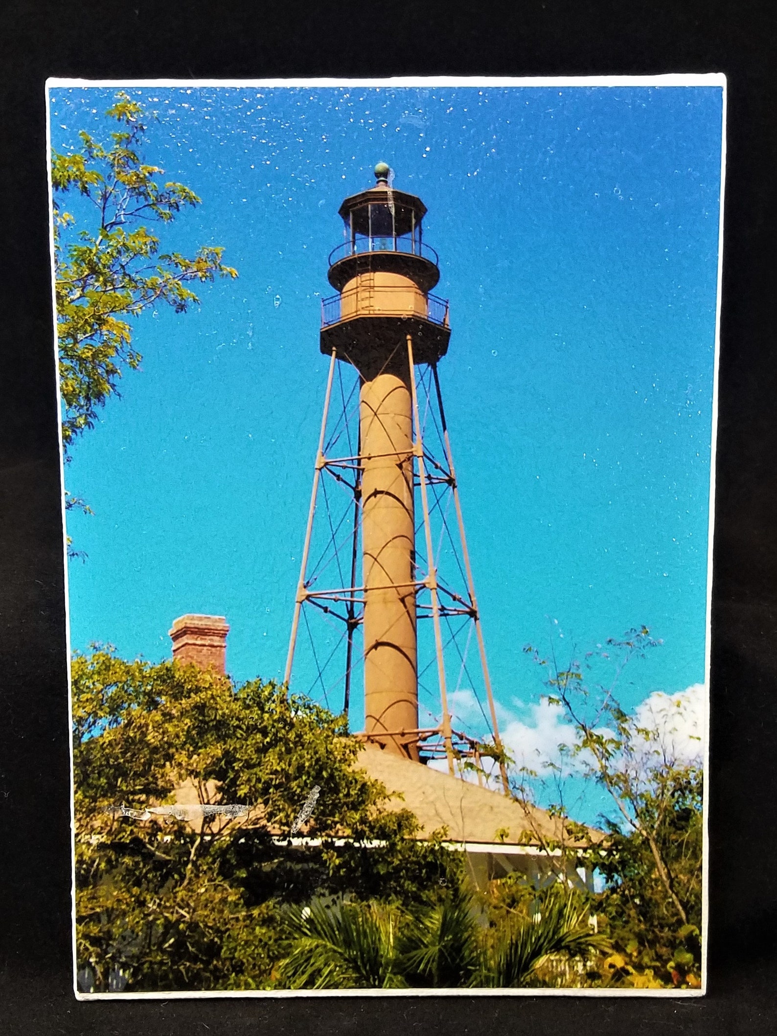 Sanibel Island Lighthouse on Canvas Etsy
