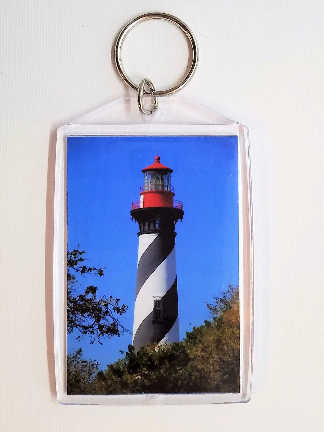 Lighthouse Key Chain St. Augustine Lighthouse Key Ring - Etsy