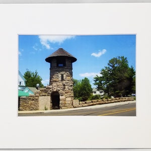 Milford Memorial Bridge Matted Photo