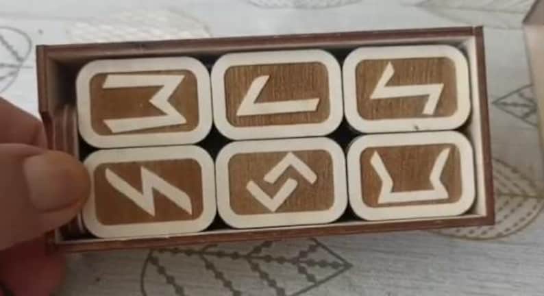 Laser Cut Wooden Runes Set: Elder Futhark, Engraving Files (digital ...