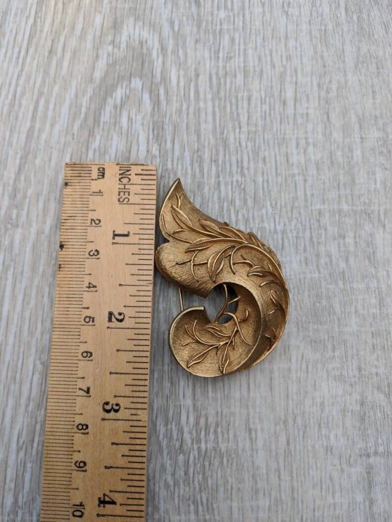 Sarah Coventry Gold Tone Metal Leaf and Branch Three Etsy