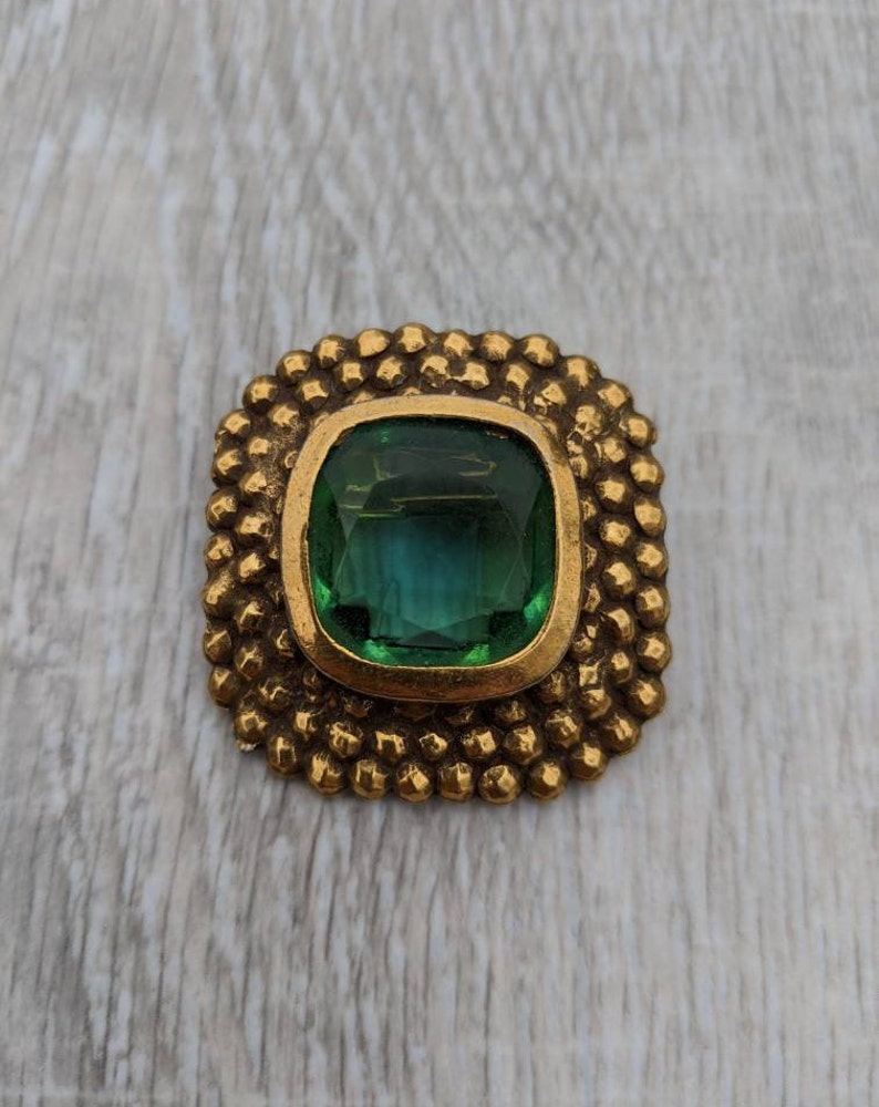 1950s Accessocraft NYC single Jewel Deep Etsy 1950s Accessocraft NYC single Jewel Deep Etsy