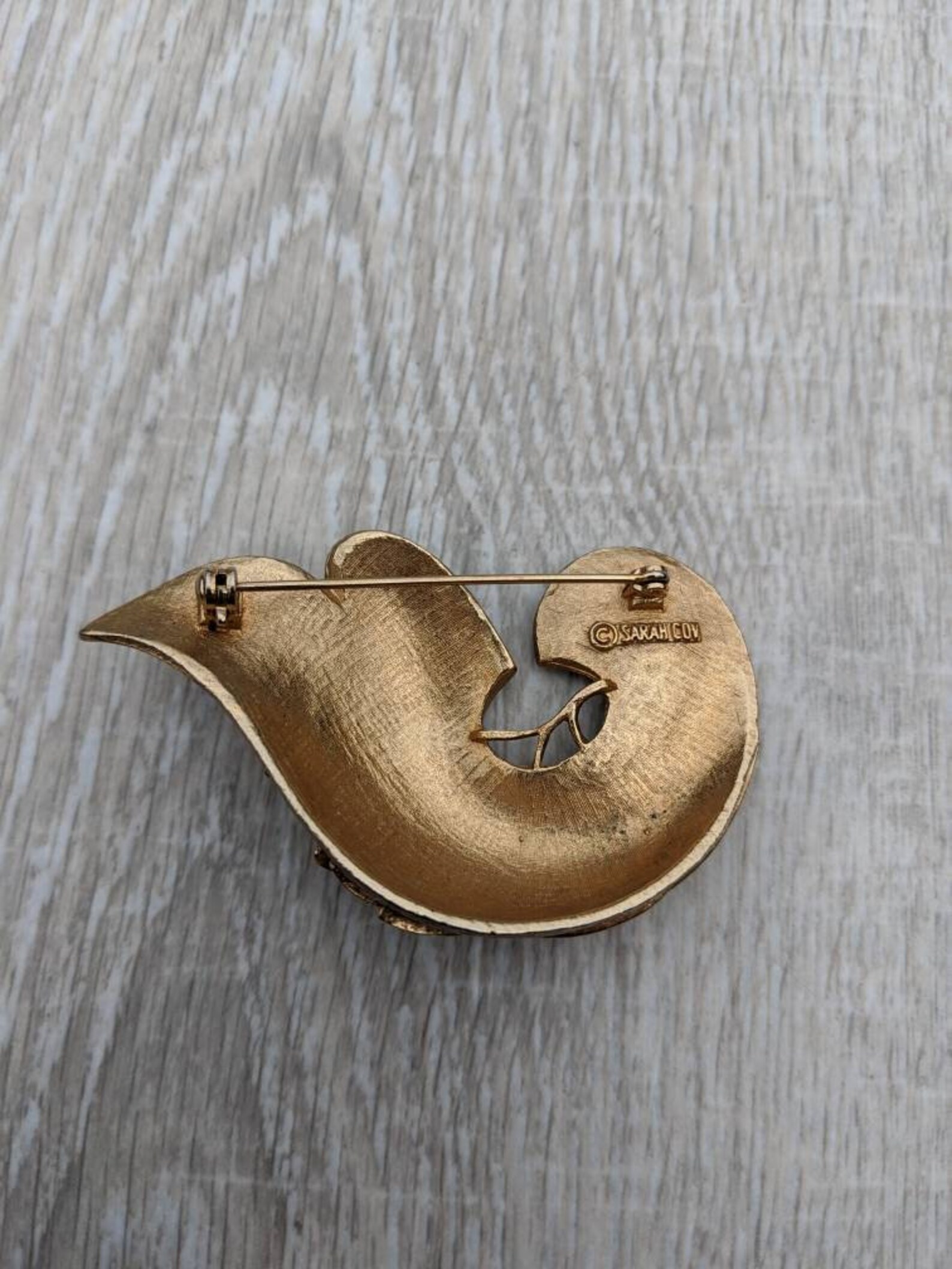 Sarah Coventry Gold Tone Metal Leaf and Branch Three Etsy