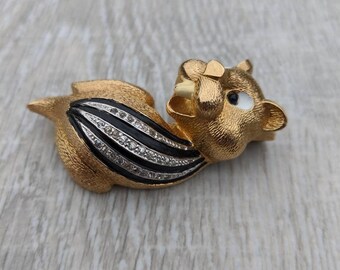 JOMAZ ブローチ Jomaz (mazer Brothers) Midcentury Rhinestone, Enamel, and
