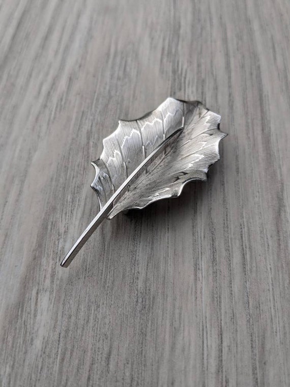 Midcentury Beau Sterling Three Dimensional Leaf B… - image 7