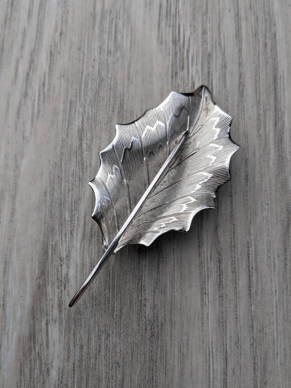 Midcentury Beau Sterling Three Dimensional Leaf B… - image 10