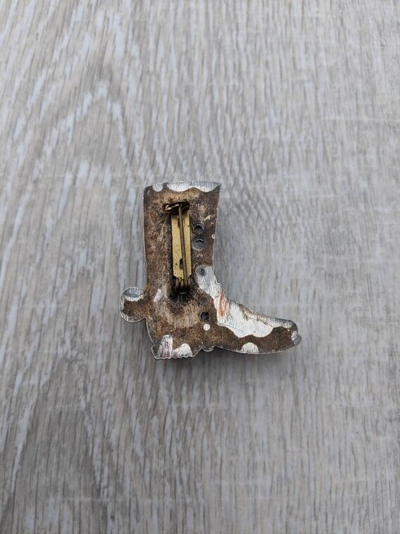 Three Dimensional Silver Tone Metal Equestrian Bo… - image 4