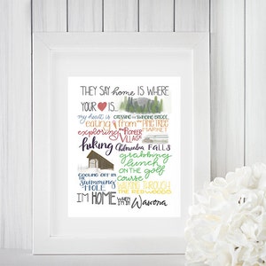 Wawona Print, Yosemite, Digital Download, Yosemite Art, Printable,