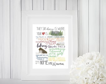 Wawona Print, Yosemite, Digital Download, Yosemite Art, Printable,