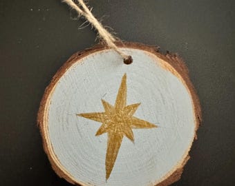 Hand Painted Star Ornament