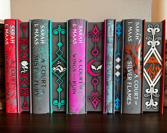 A Court of Thorns and Roses, ACOTAR by Sarah J. Maas, hand sprayed edges!