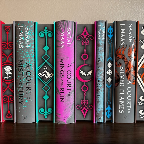 A Court of Thorns and Roses, ACOTAR by Sarah J. Maas, hand sprayed edges!