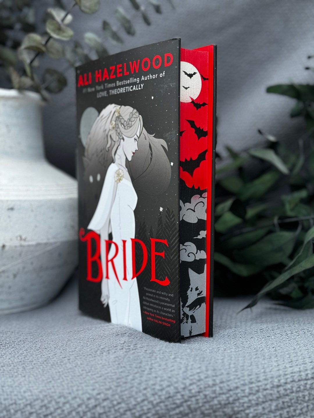 Bride by Ali Hazelwood, Hand Sprayed Edges Etsy