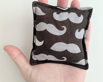 Reusable Hand Warmers, Microwave Hand Warmers, Hot Packs, Travel Accessories, Mustache Hand Warmers, Christmas Gift, Travel Gifts