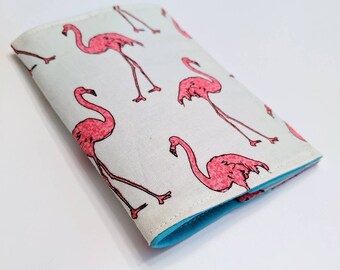 Custom Passport Cover, Flamingo Passport Cover, Passport Holder, Passport Sleeve, Passport Wallet, Fabric Passport, Travel Gifts