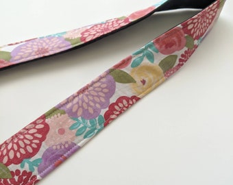 Custom Camera Strap, Floral Camera Strap, DSLR Camera Strap, Padded Camera Strap, Photographer Gift, Travel Gifts, Christmas Gift