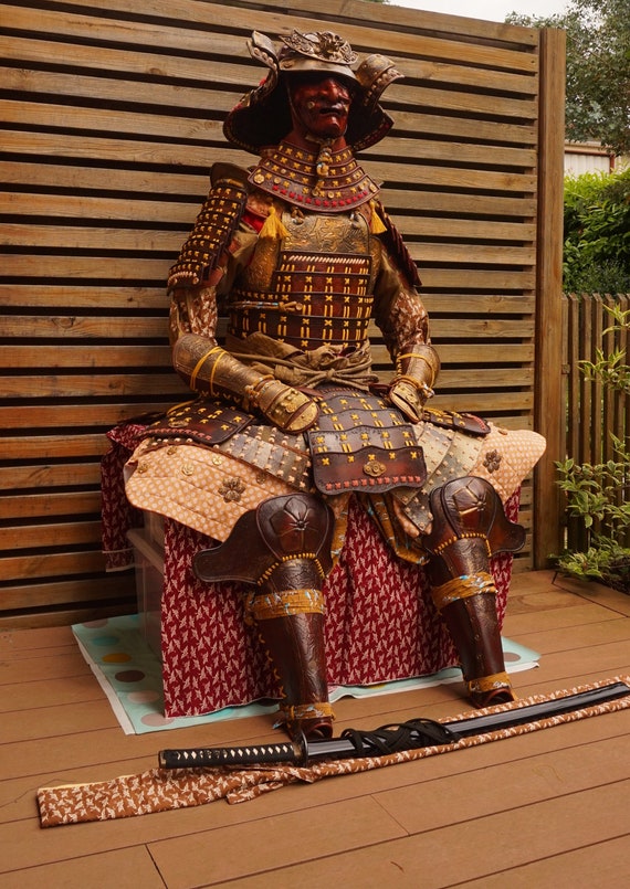 Samurai Leder Rustung Etsy