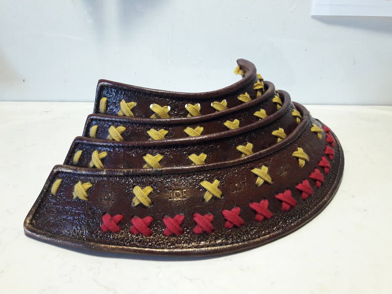 SAMURAI - Nodawa / Mempo en cuero imagen 3