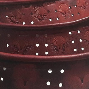 SAMURAI - Nodawa / Mempo en cuero imagen 4