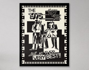 die 1975 - immer noch von ihrer besten Seite! Madison Square Garden Tour Poster