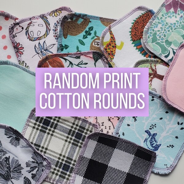 Reusable Cotton Rounds Etsy