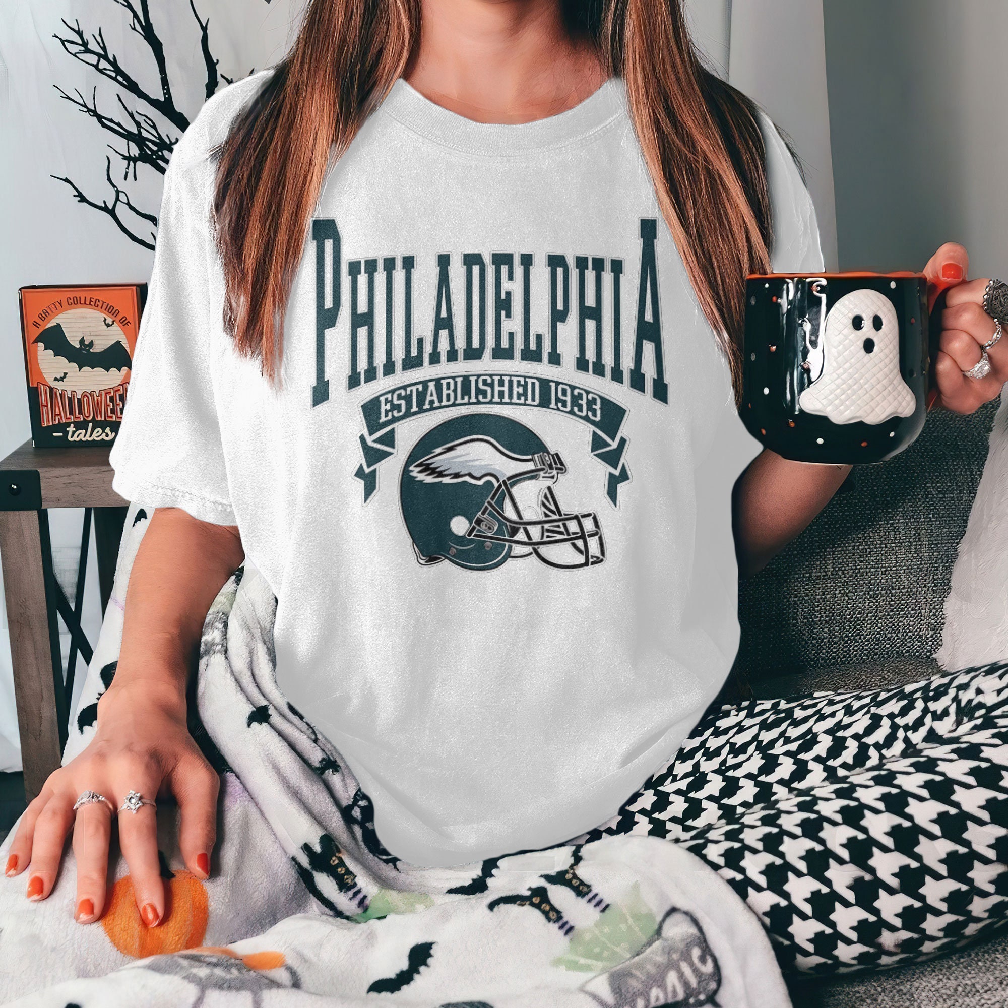 Discover Philadelphia Football T-Shirt \ Sweatshirt, Eagle Sweatshirt, Vintage Style Philadelphia Football Shirt