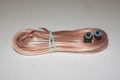 Pair Bang Olufsen Type Speaker Cables 2 Pin DIN Female - 5ft - 25ft Long - High Quality