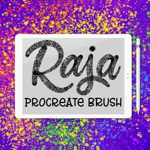 Procreate 用 Raja レタリング ブラシ