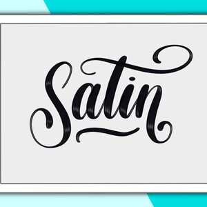 Silk and Satin Procreate lettering brush duo image 3