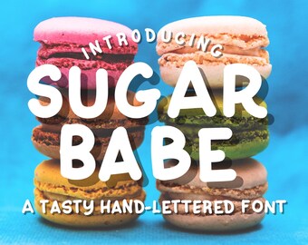 Sugar Babe hand-lettered font