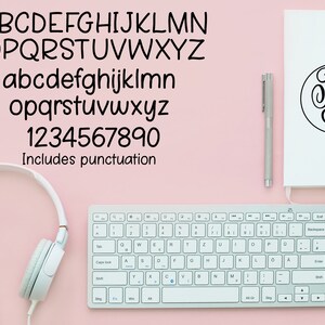 Basic Betty hand-lettered font image 2