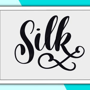 Silk and Satin Procreate lettering brush duo image 5