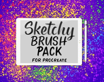 Sketchy Procreate Brush Pack