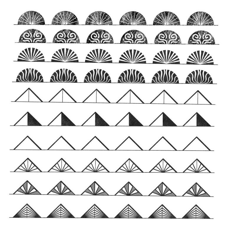 25 Border Brushes for Procreate App Etsy