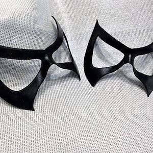 Leather Black Cat Inspired Mask