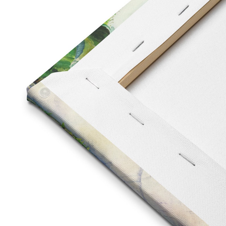 Back of canvas wall art