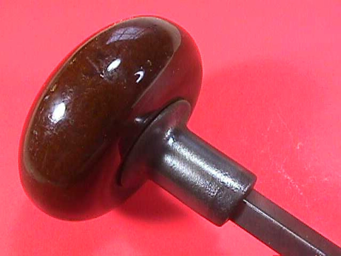 Pair Antique Bennington Door Knobs Brown Color ETA Etsy