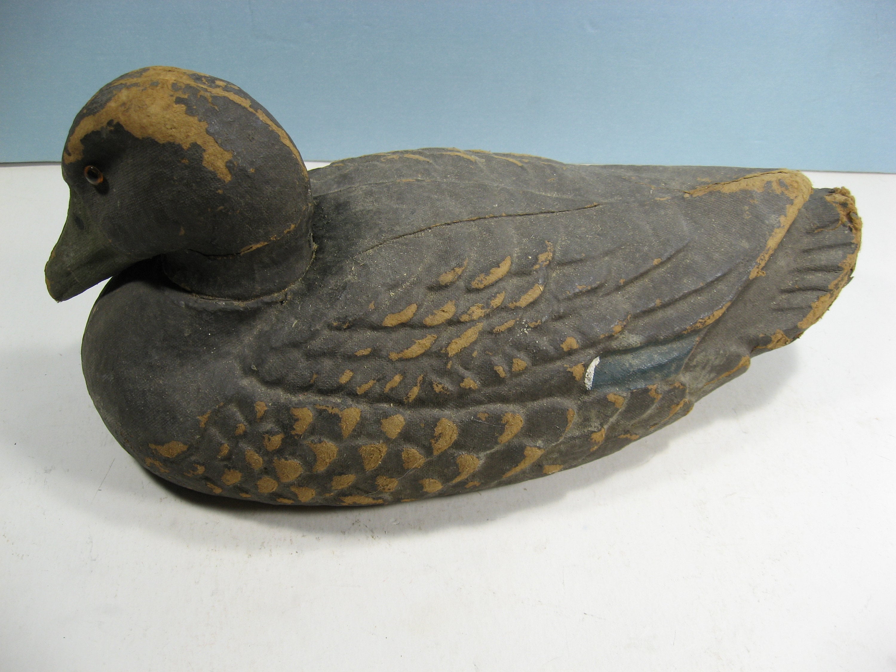 Vintage Paper Mache Duck Decoy CARRYLITE Etsy