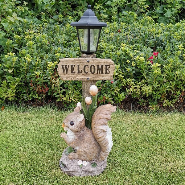 Animal Garden Statue Etsy