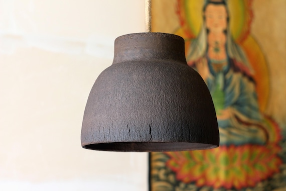 Ceramic lamp shade, Pendant lights, Nature home decor