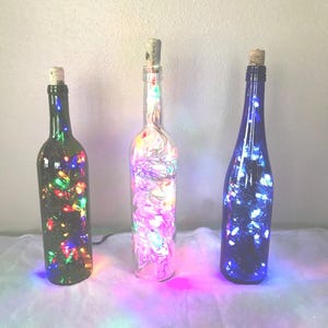Christmas Light Wine Bottle image 2