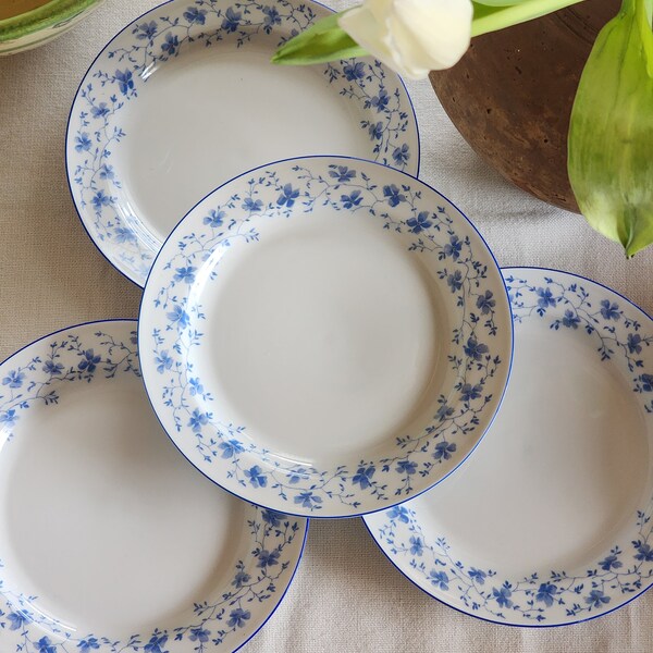 Blue Flower Vintage China Etsy