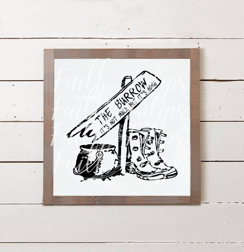 The Burrow Svg Harry Potter Svg Digital Download Cutting | Etsy