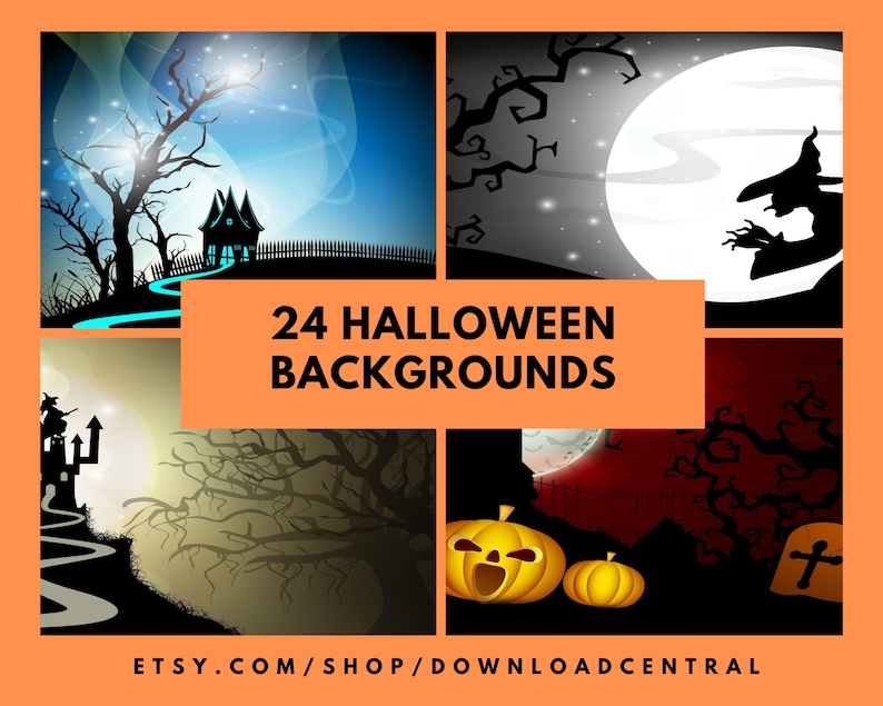 Animated Halloween Zoom Background