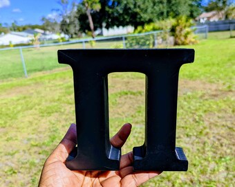 Jumbo 6" Greek Letter or Alphabet Silicone Molds for Decor / Book Ends / for Resin / Soap / Candles / Add Fairy Lights / Big Little Gift