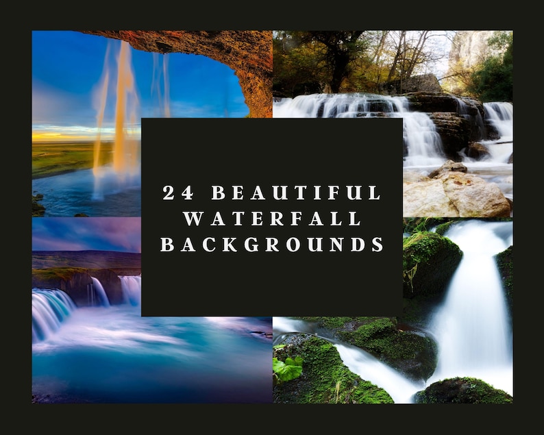 zoom waterfall background
